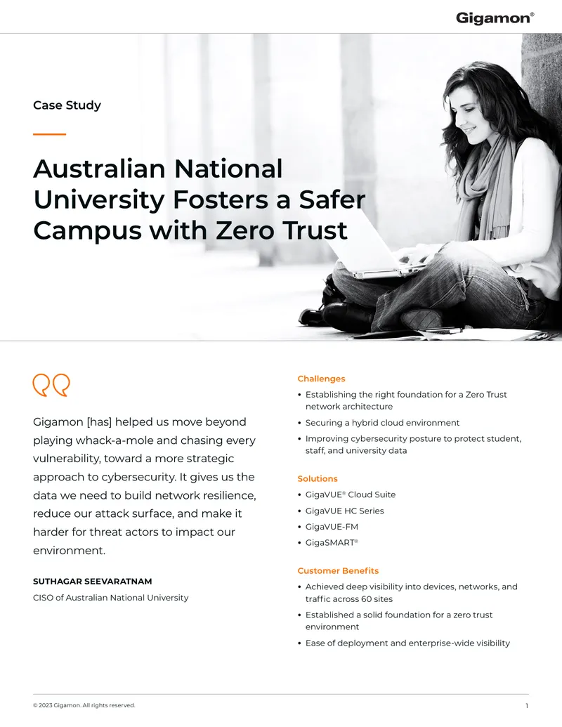 Australian National University Implements Zero Trust Cybersecurity