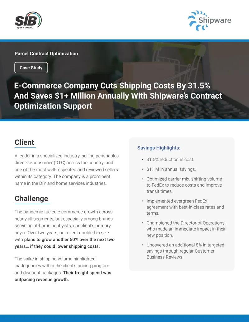 E-Commerce Shipping Cost Optimization Case Study