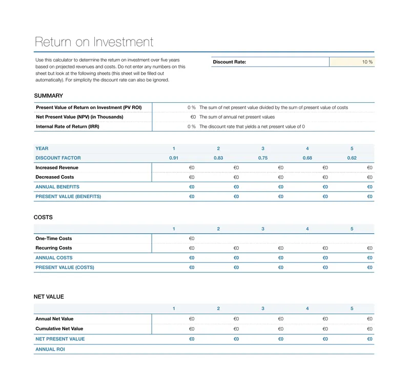 Return on Investment Calculation for Process Mining