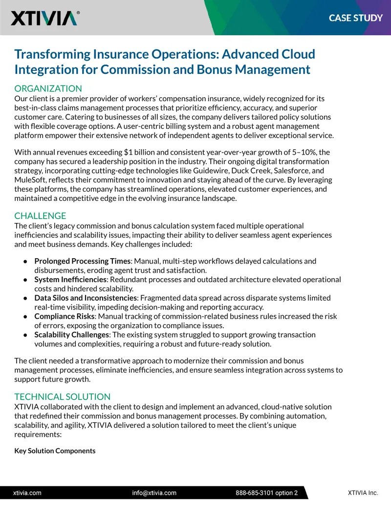 Advanced Cloud Integration for Commission Management