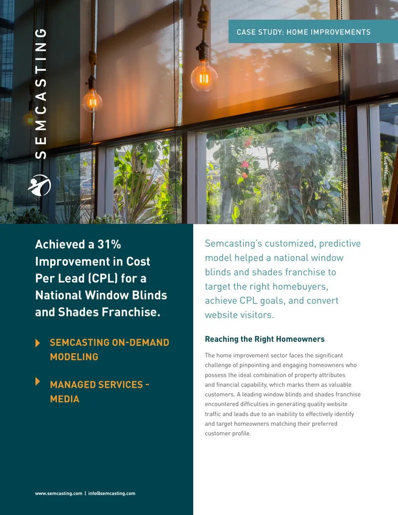 Case Study on Home Improvement Marketing Strategy