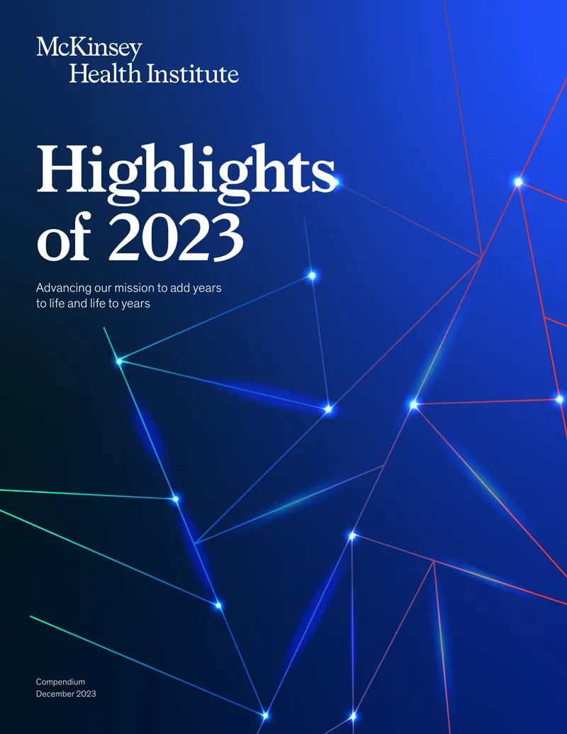 Highlights of 2023 McKinsey Health Institute Report