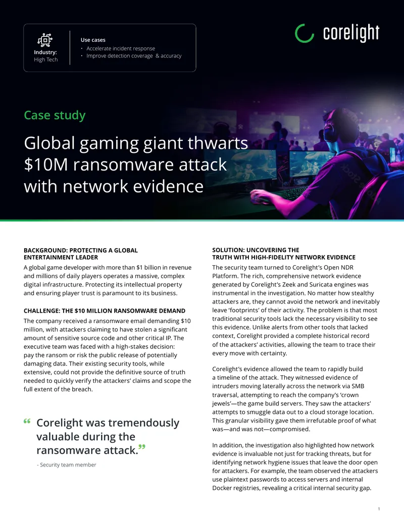 Case Study on Ransomware Attack Response