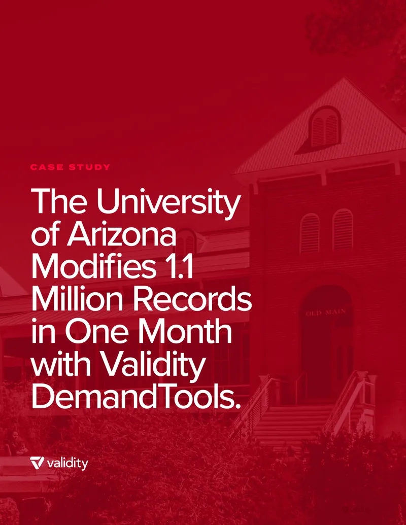University of Arizona Data Management Case Study
