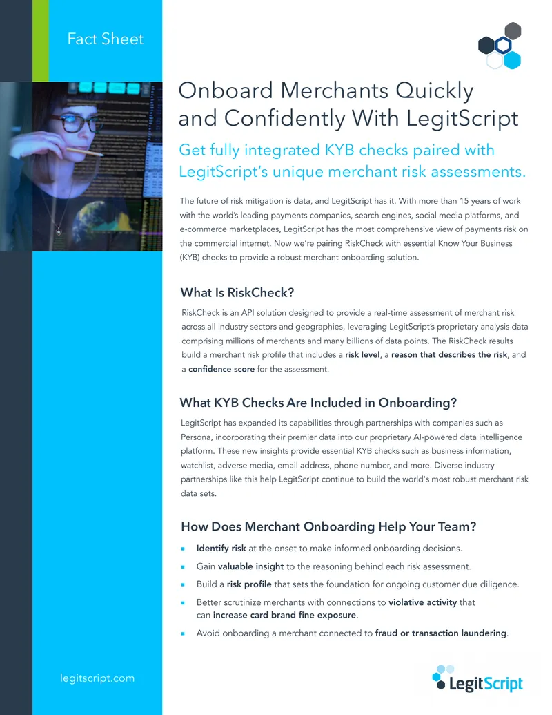 Merchant Onboarding and Risk Assessment Overview