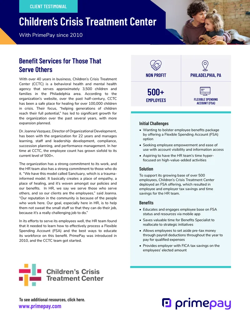 Flexible Spending Account Implementation at CCTC