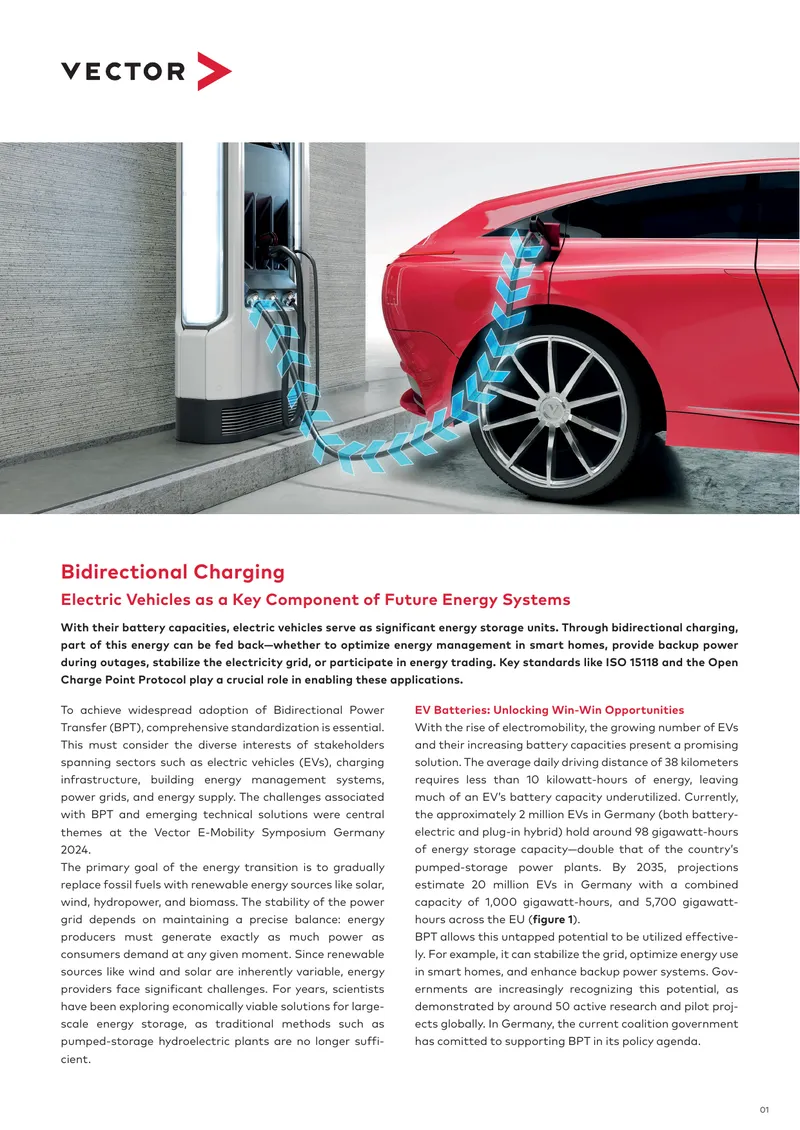 Bidirectional Power Transfer Standardization and Challenges