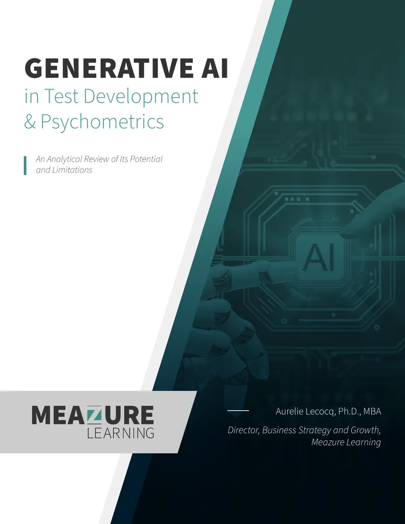 Generative AI in Test Development and Psychometrics