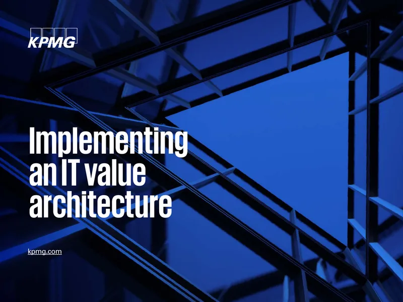 Implementing an IT Value Architecture Framework