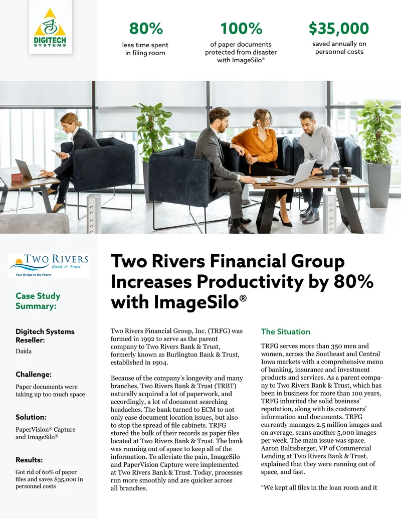 Document Management Implementation at Two Rivers Financial Group