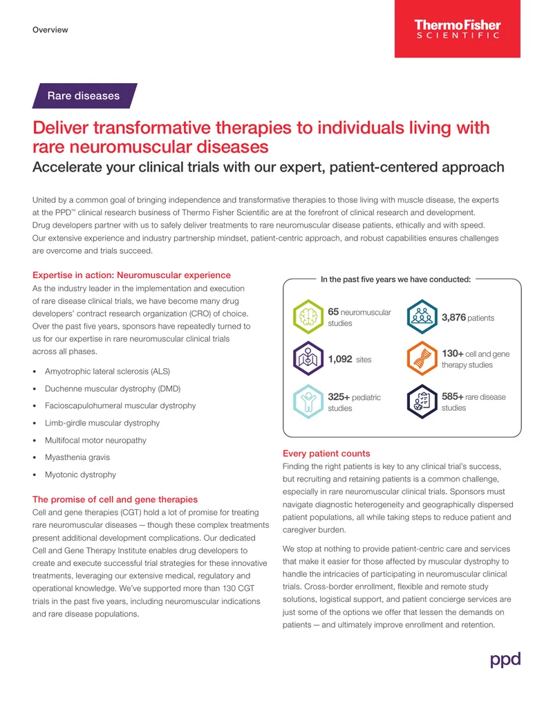 Clinical Trials for Rare Neuromuscular Diseases