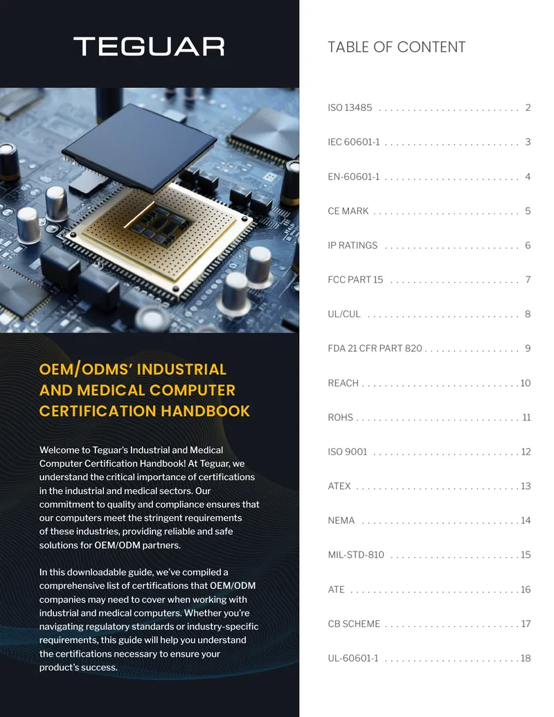 Industrial and Medical Computer Certification Handbook
