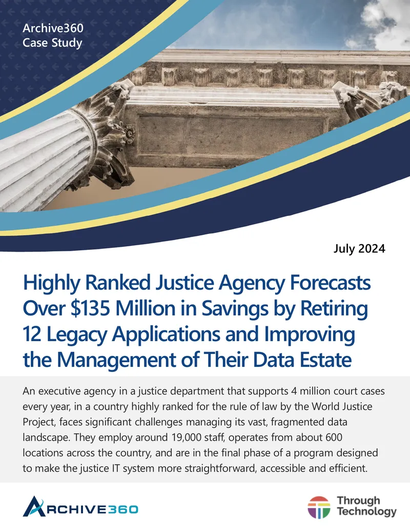 Legacy Technology Strategy for Justice Agency