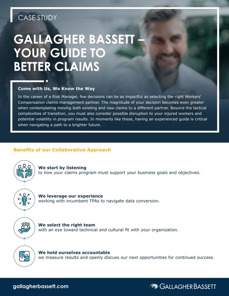 Collaborative Approach to Workers' Compensation Claims Management