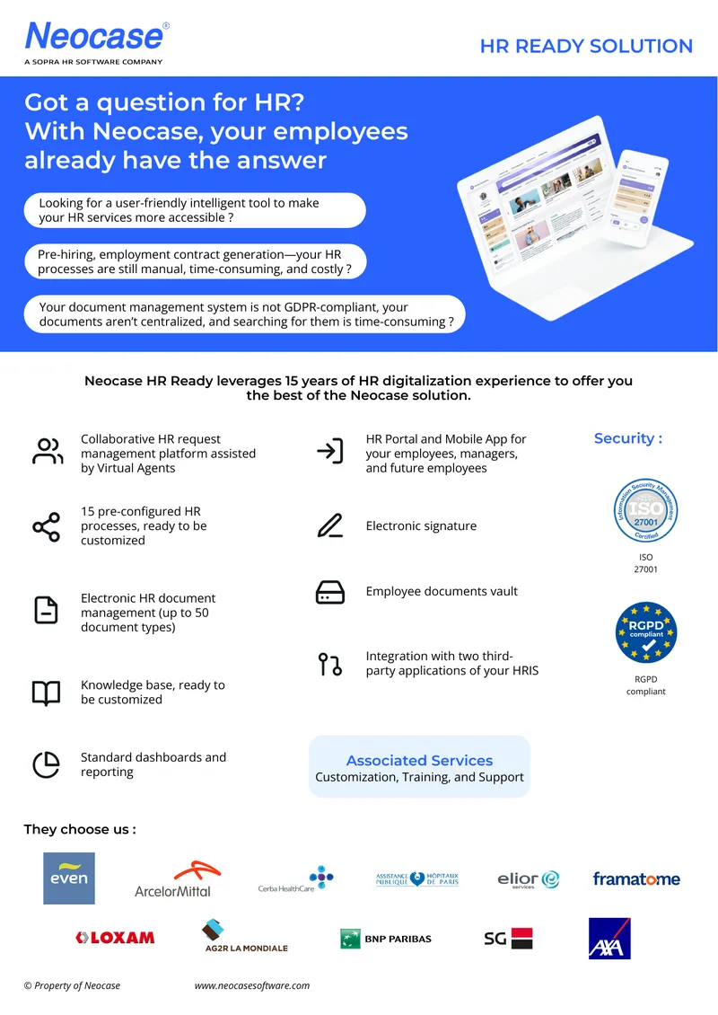 Neocase HR Ready Solution Overview
