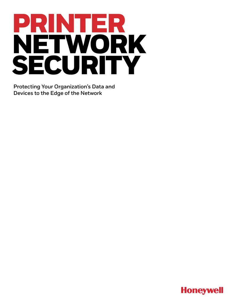 Printer Network Security Whitepaper