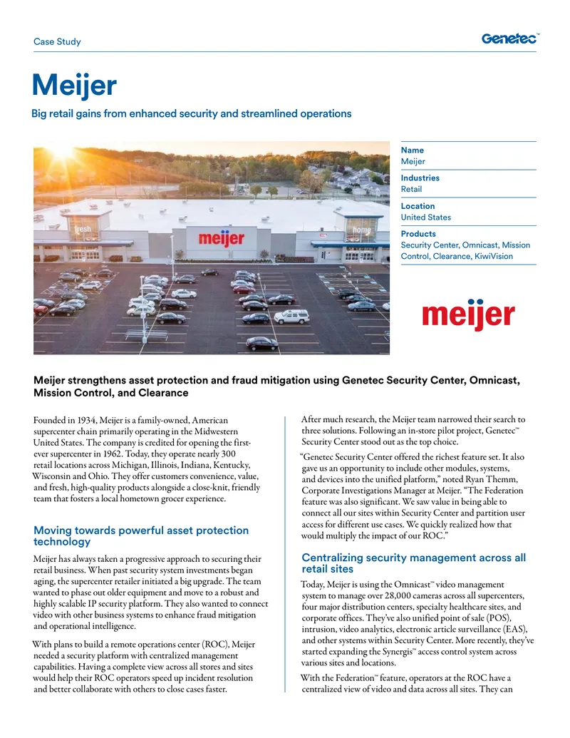 Meijer Case Study on Asset Protection Strategies