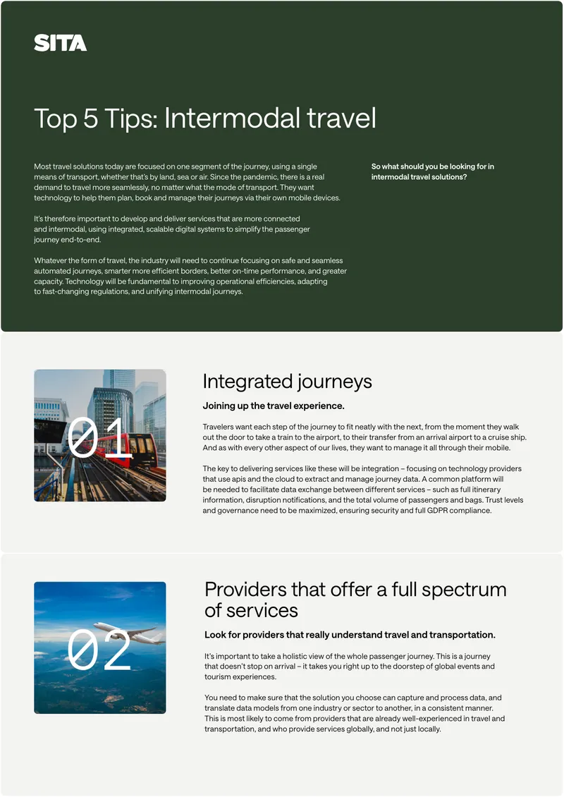 Intermodal Travel Solutions for Seamless Journeys
