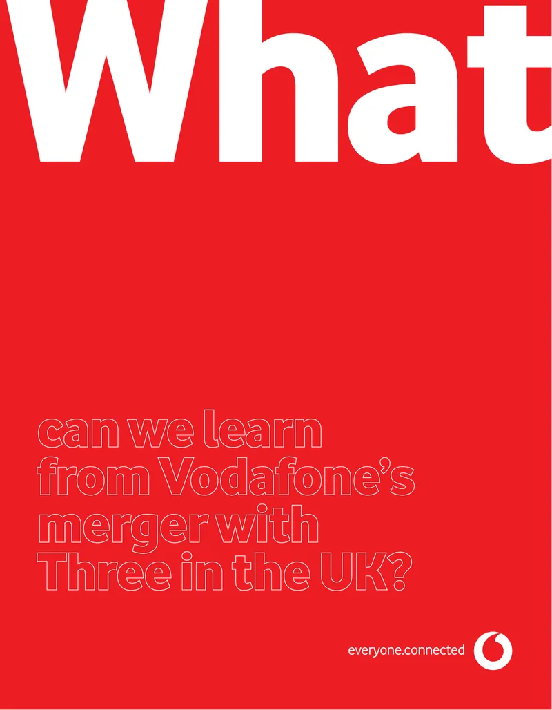 Key Learnings from Vodafone and Three UK Merger