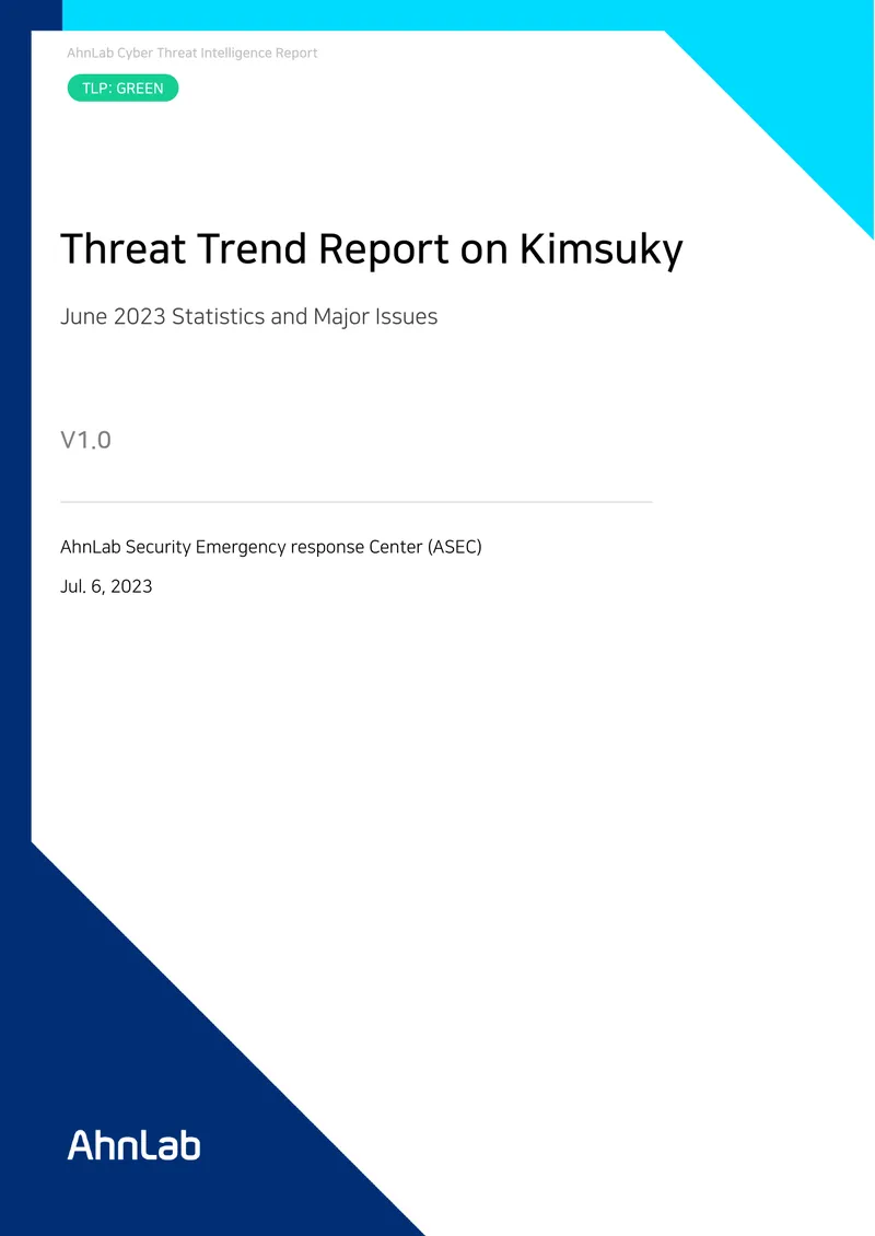 June 2023 Threat Trend Report on Kimsuky Group