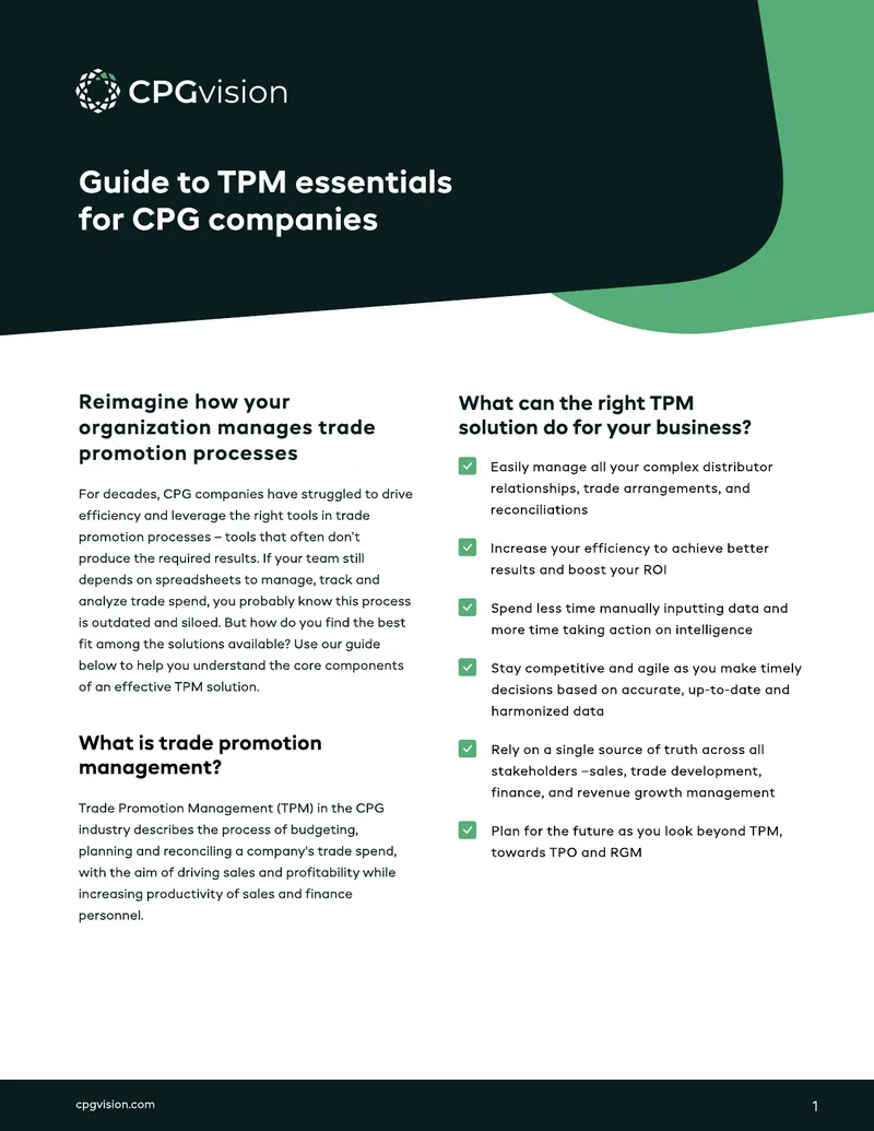 Guide to Trade Promotion Management Essentials