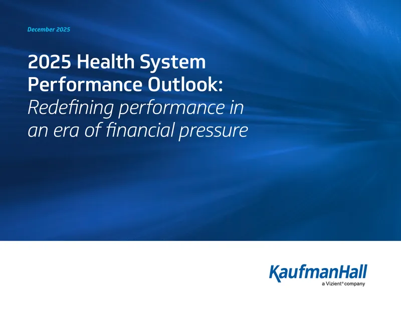 2025 Health System Performance Outlook Report