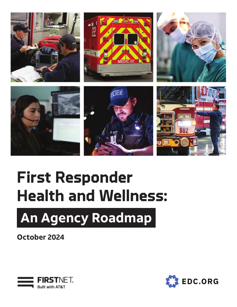 First Responder Health and Wellness Agency Roadmap