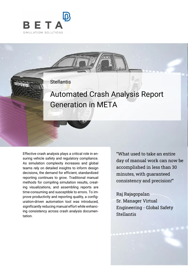 Automated Crash Analysis Report Generation in META