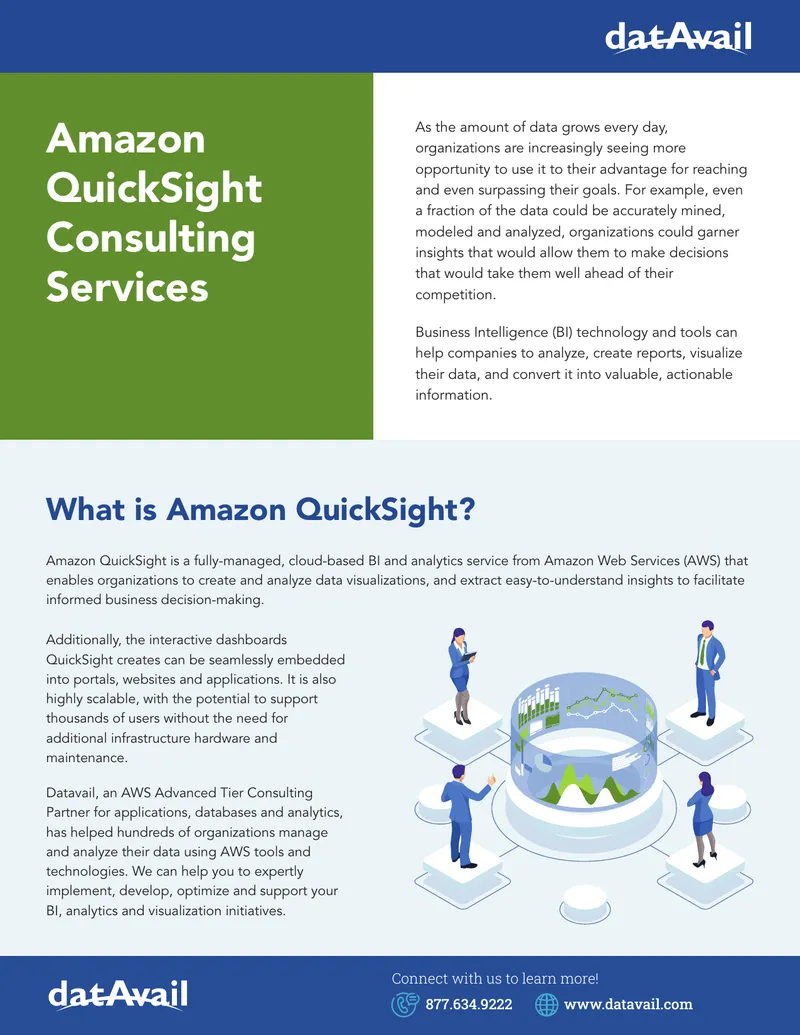 Amazon QuickSight Consulting Services Overview