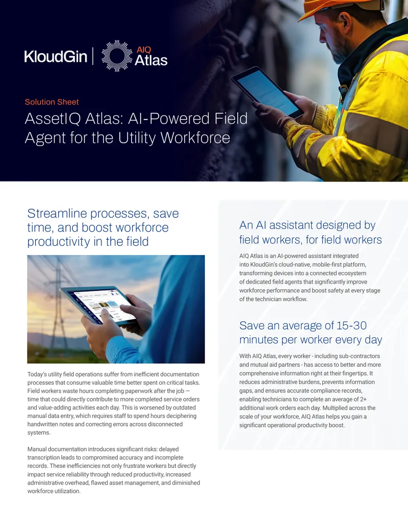 AIQ Atlas: AI-Powered Assistant for Utility Workforce