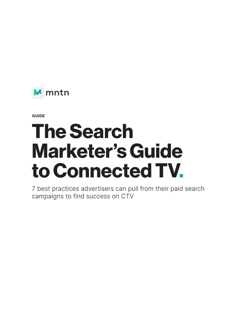Best Practices for Advertisers in Connected TV