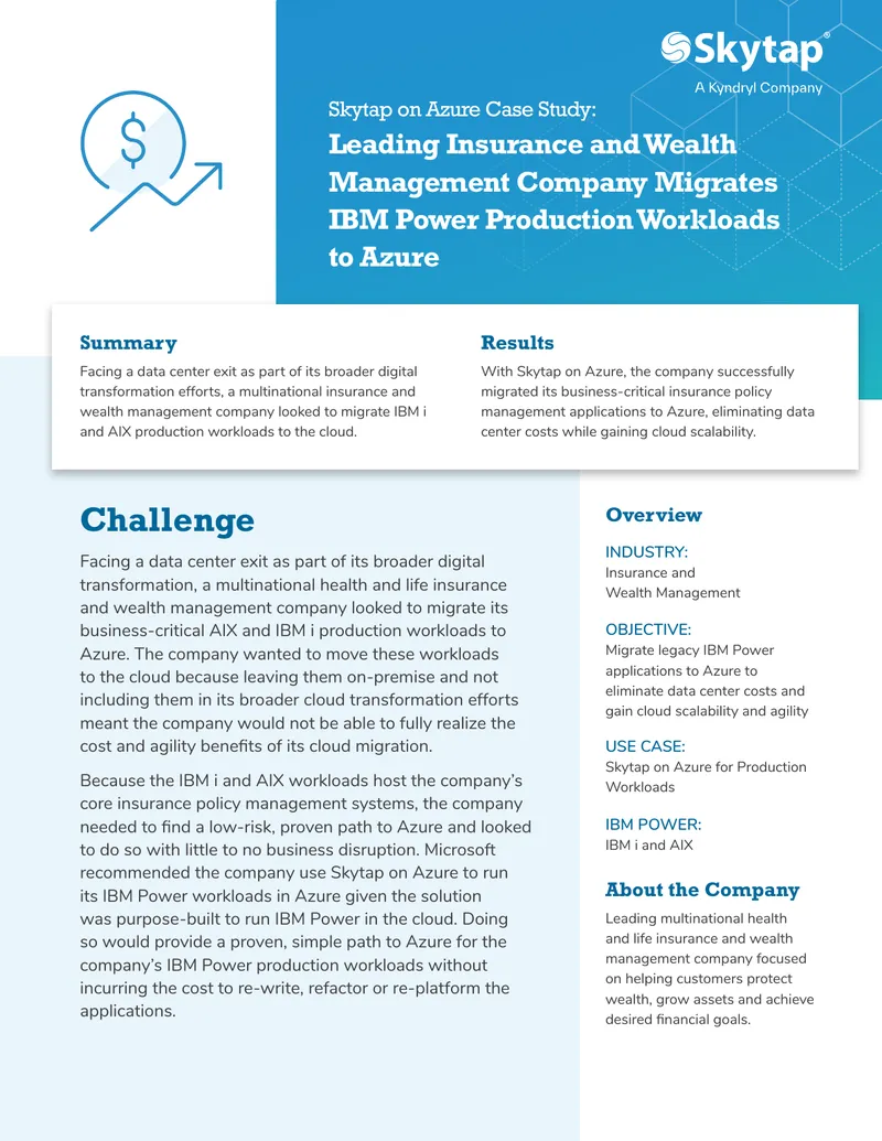 Skytap on Azure Migration Case Study