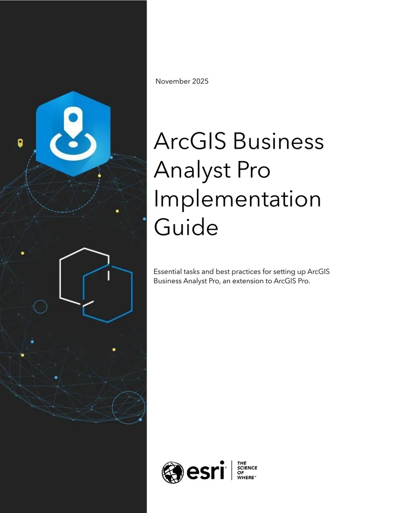 ArcGIS Business Analyst Pro Implementation Guide