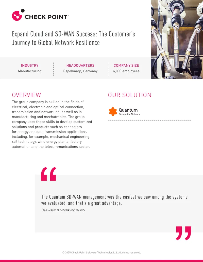 Case Study on Quantum SD-WAN Implementation and Outcomes