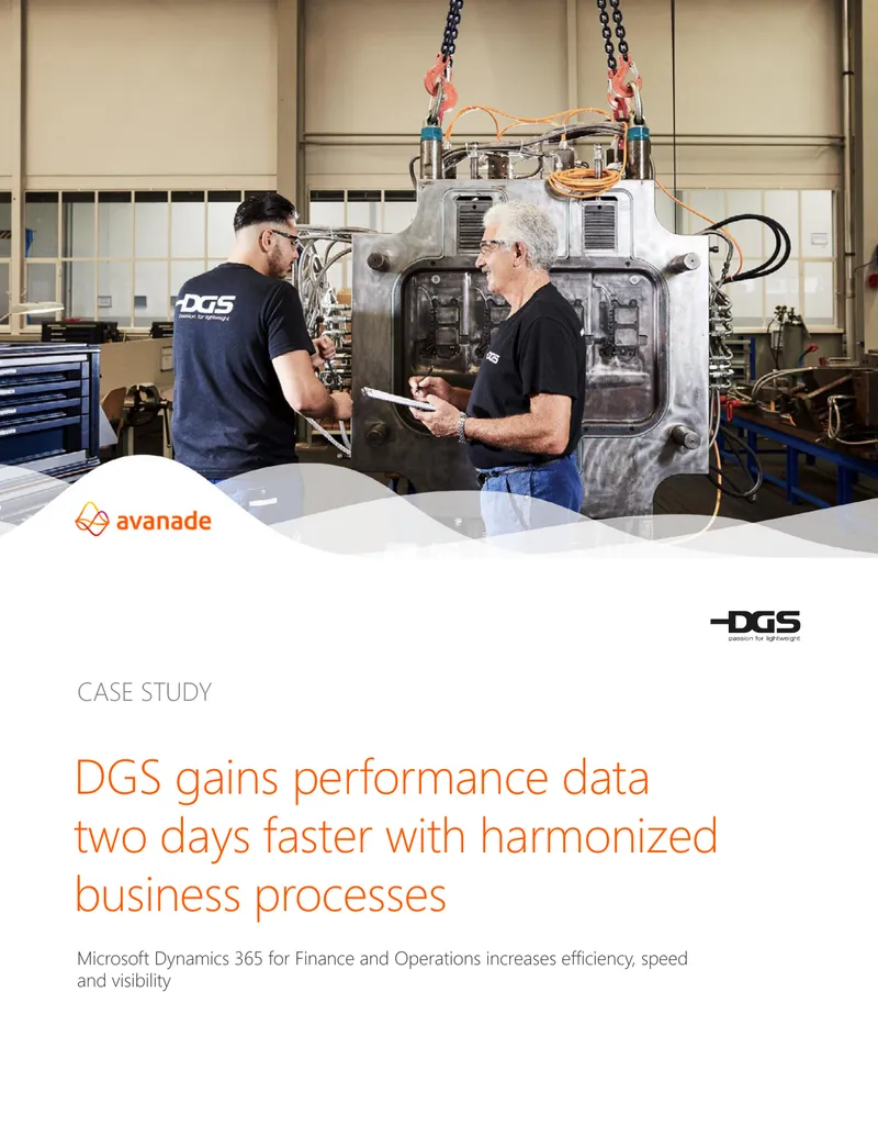 DGS Performance Improvement Case Study