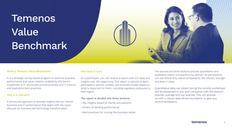 Temenos Value Benchmark Overview