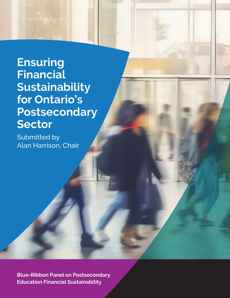 Financial Sustainability Recommendations for Ontario Postsecondary Sector