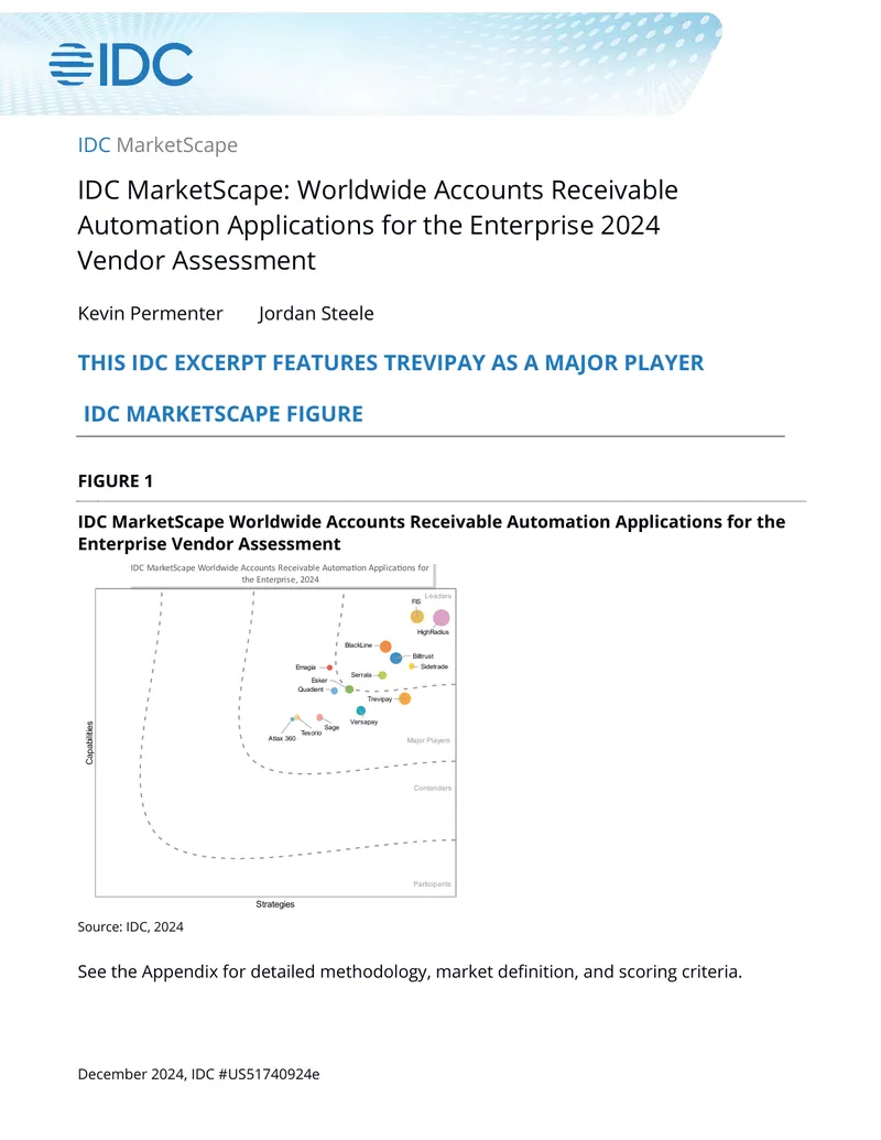 Worldwide Accounts Receivable Automation Applications Vendor Assessment