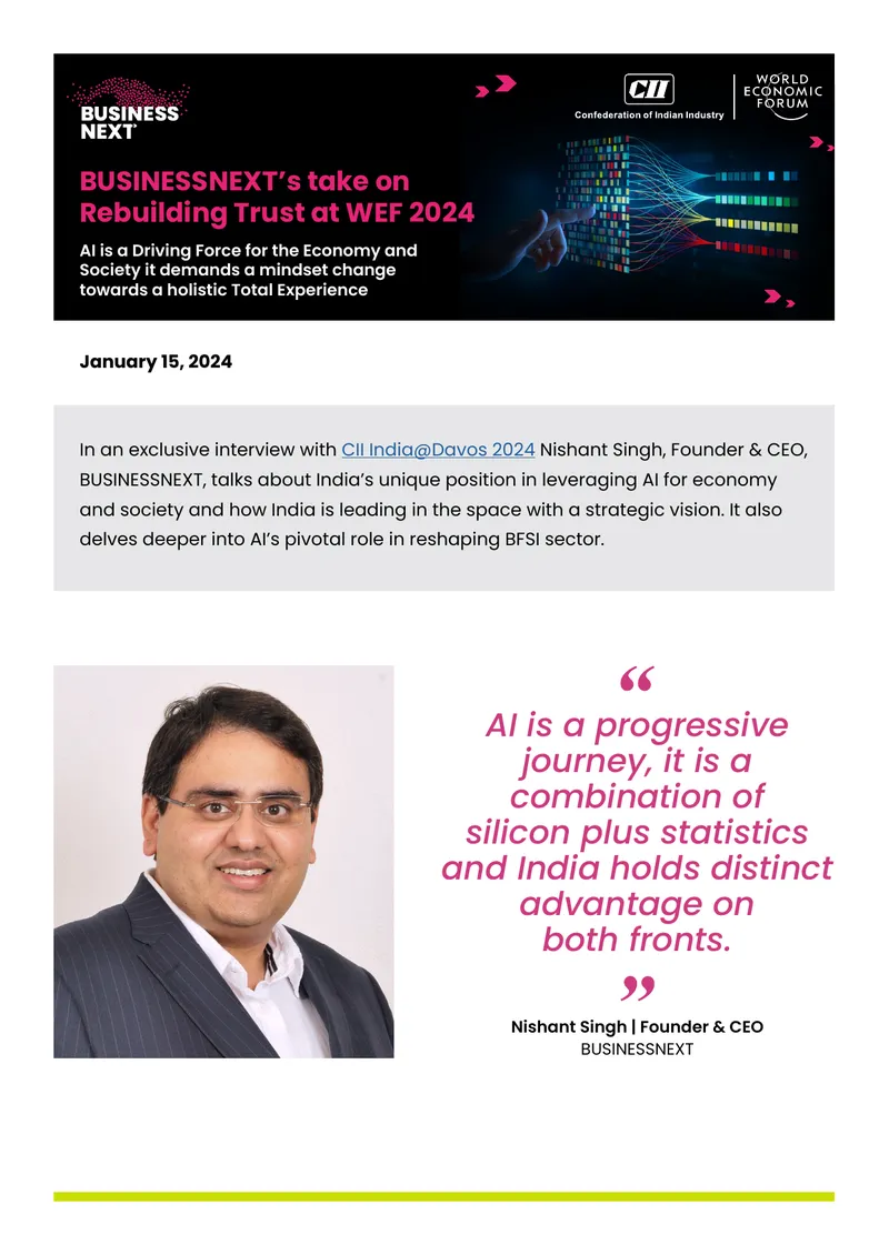 India's Strategic Vision for AI in Economy and Society