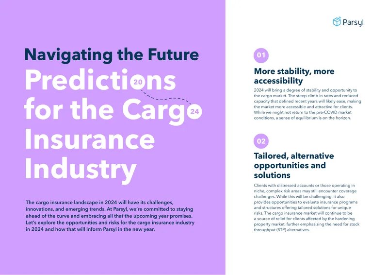 Cargo Insurance Industry Predictions for 2024