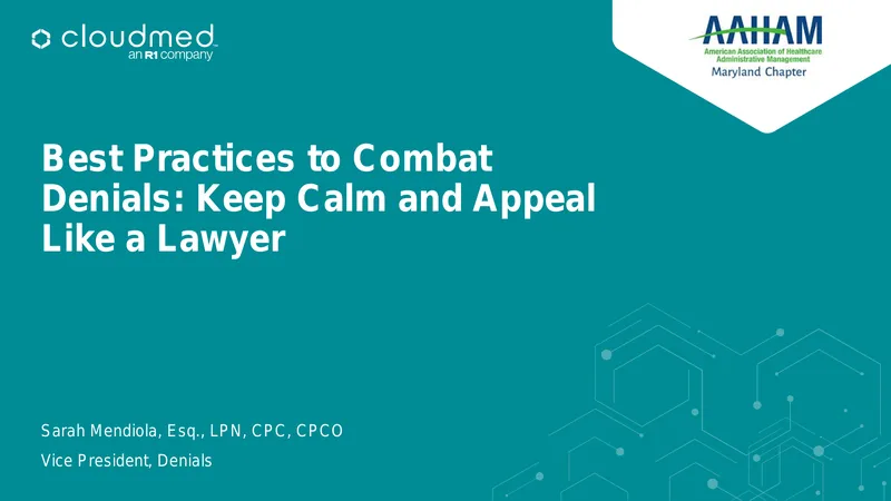 Best Practices to Combat Denials in Healthcare