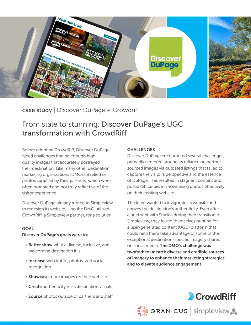 Discover DuPage UGC Transformation Case Study