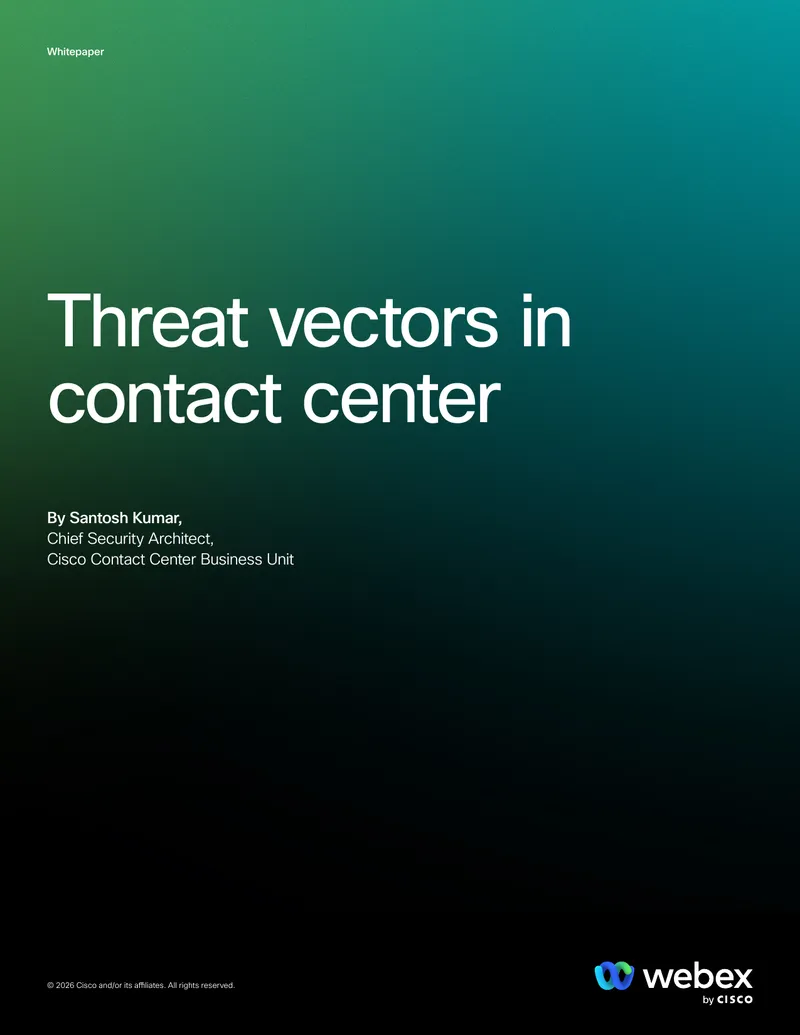 Threat Vectors in Contact Center Security