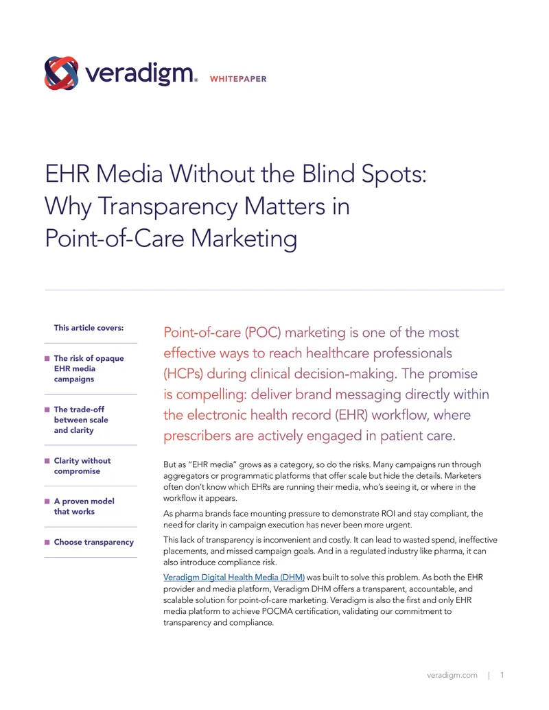 EHR Media Without the Blind Spots