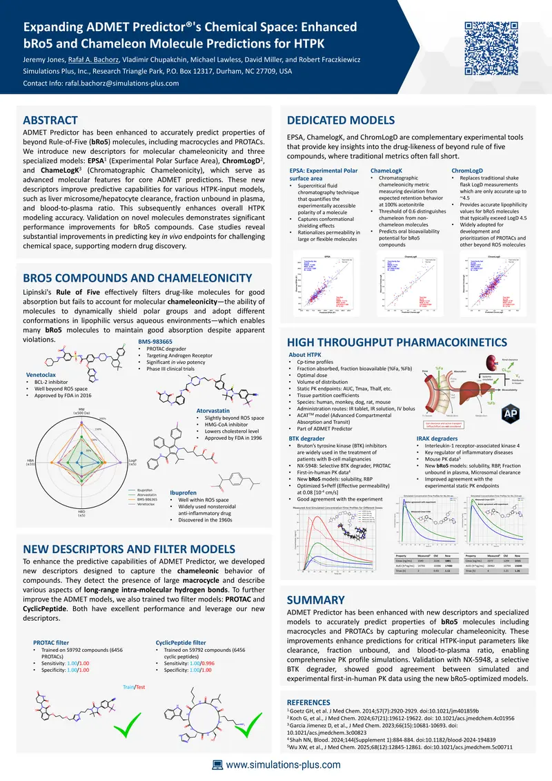 Enhancements in ADMET Predictor for Molecular Predictions