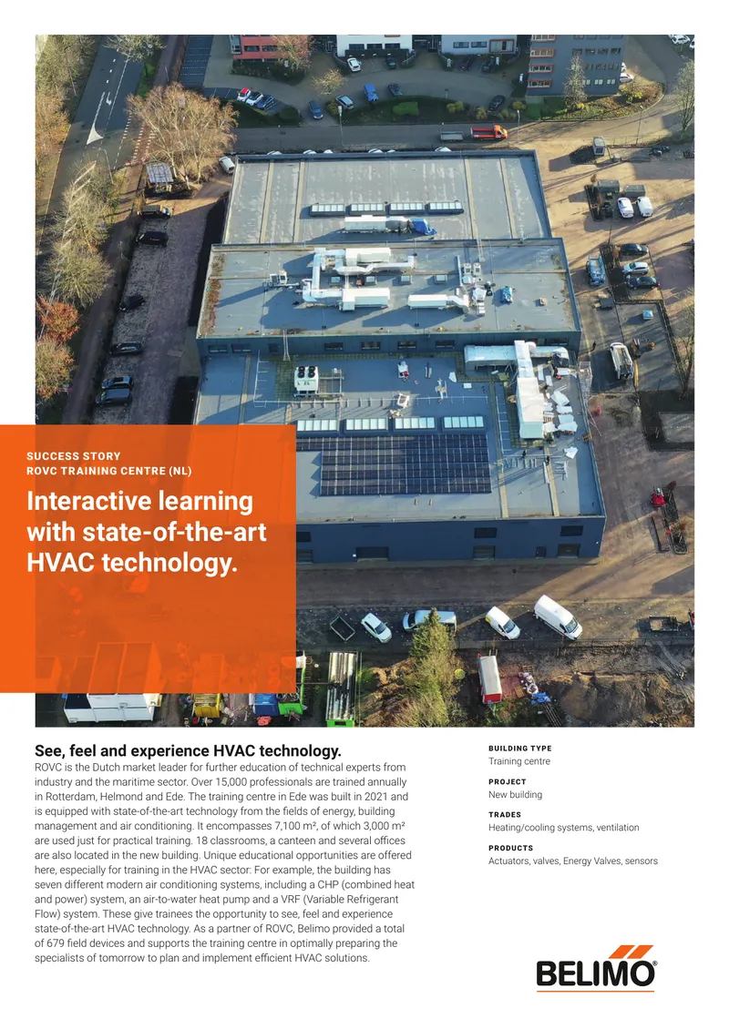 ROVC Training Centre HVAC Technology Implementation