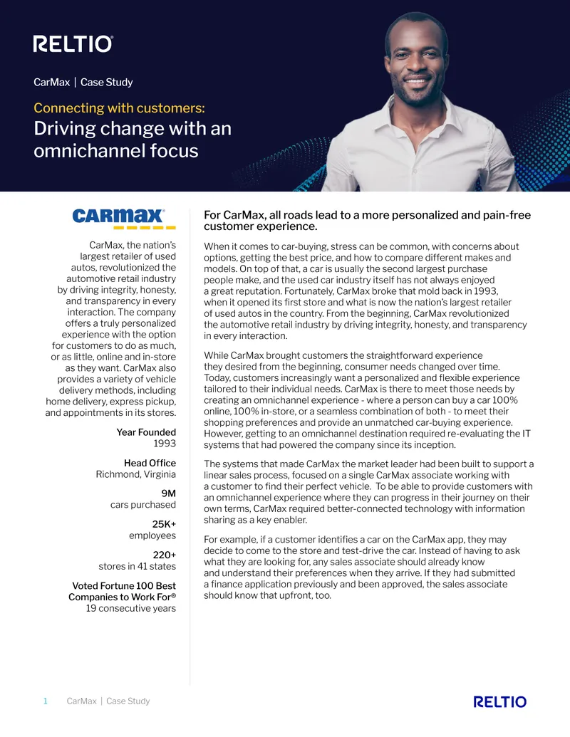 CarMax Case Study on Omnichannel Customer Experience