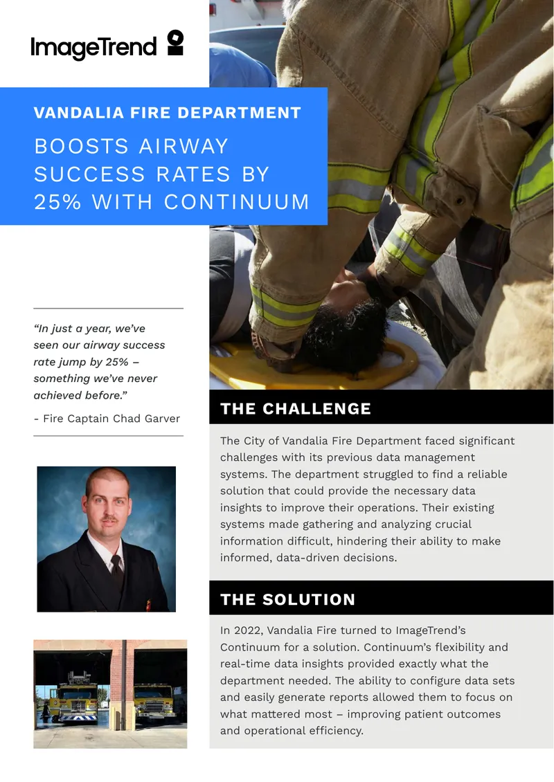 Vandalia Fire Department Airway Management Improvement