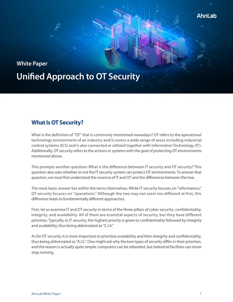 Understanding Operational Technology Security