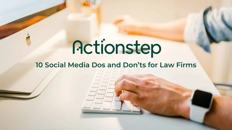 Social Media Guidelines for Law Firms